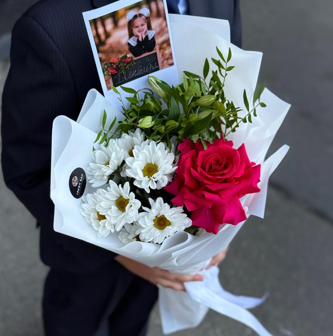 Букет "Малиновый шёпот" фото 1