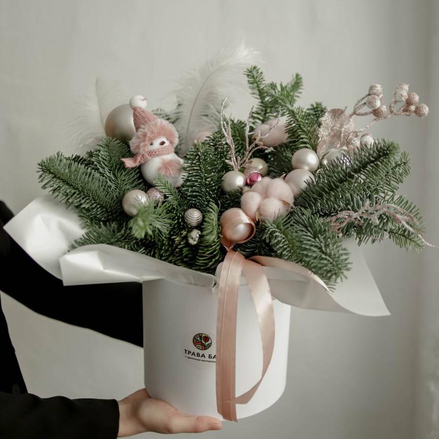 Композиция "Зимний румянец" фото 1