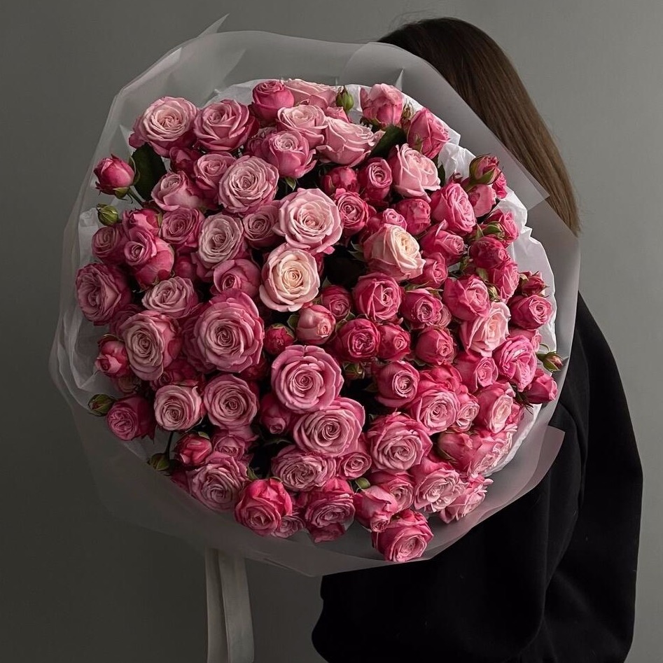 Букет из 29 роз сорта Леди Бомбастик фото 1