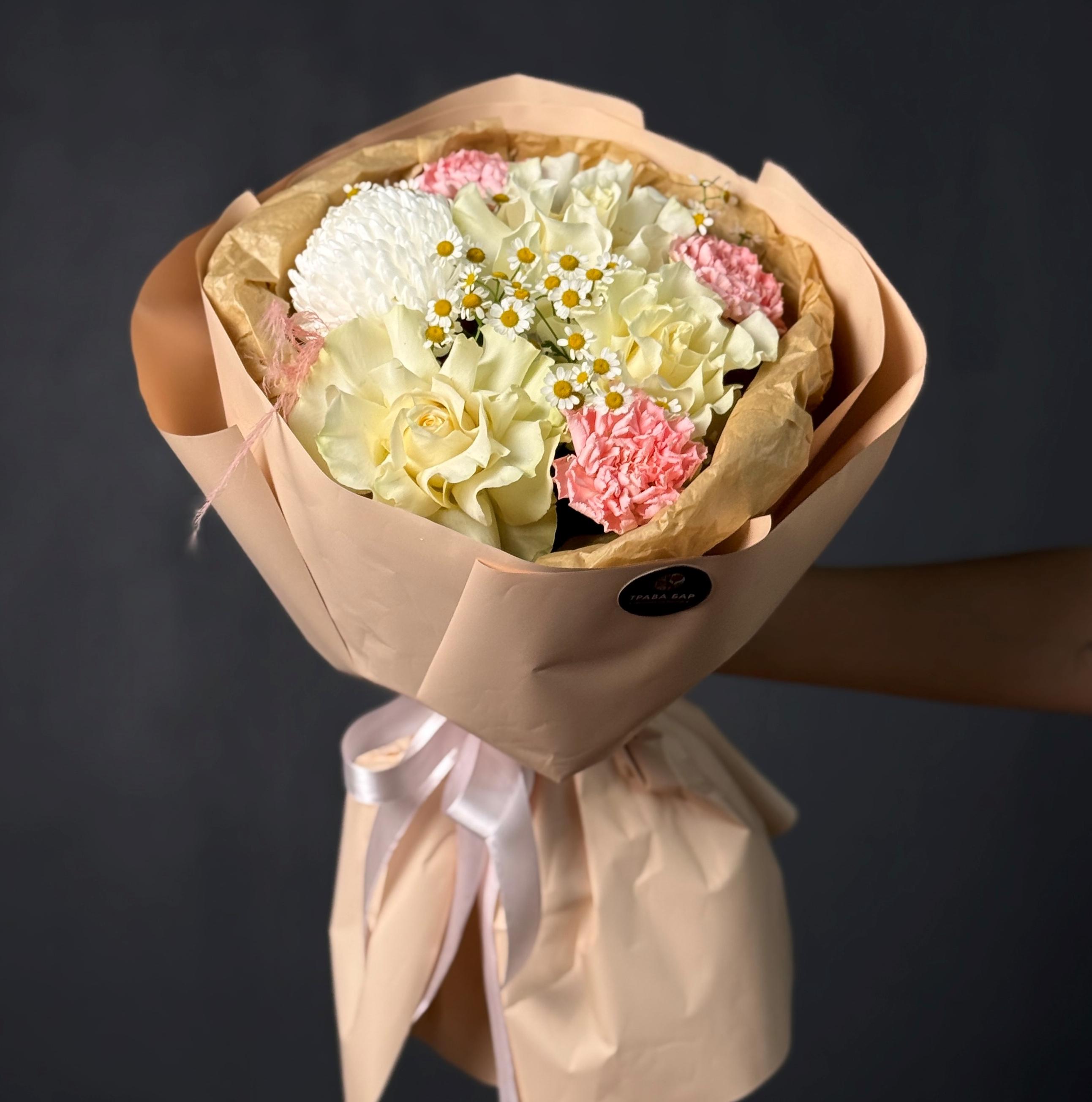 Букет "Жемчужная эссенция"