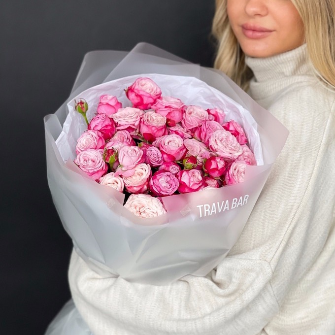 Букет из 9 роз Леди Бомбастик фото 1