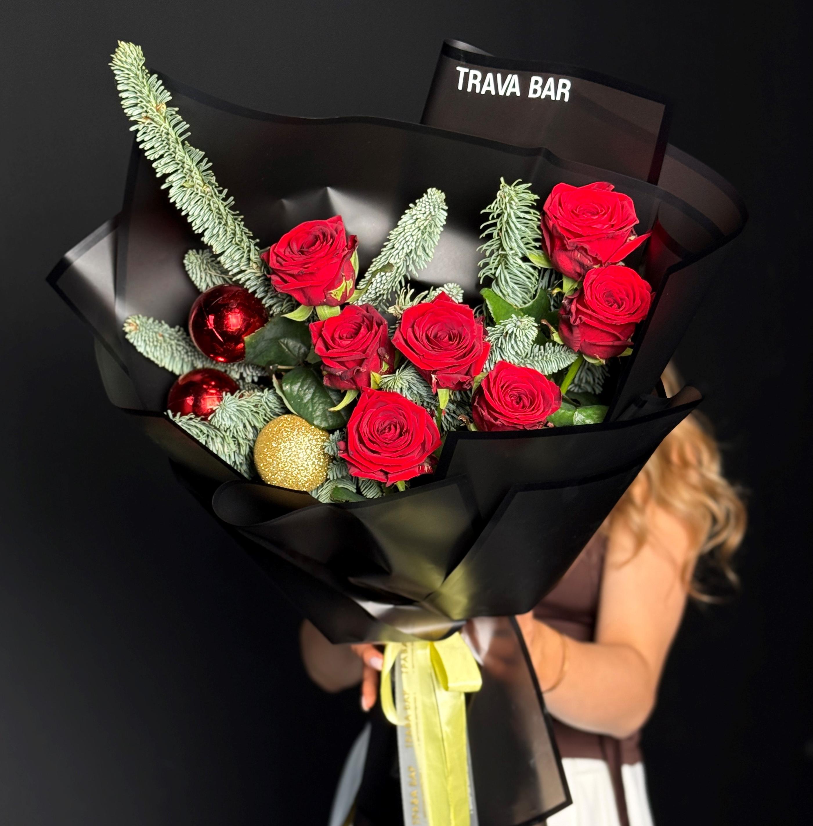 Букет "Зимние розы" фото 1