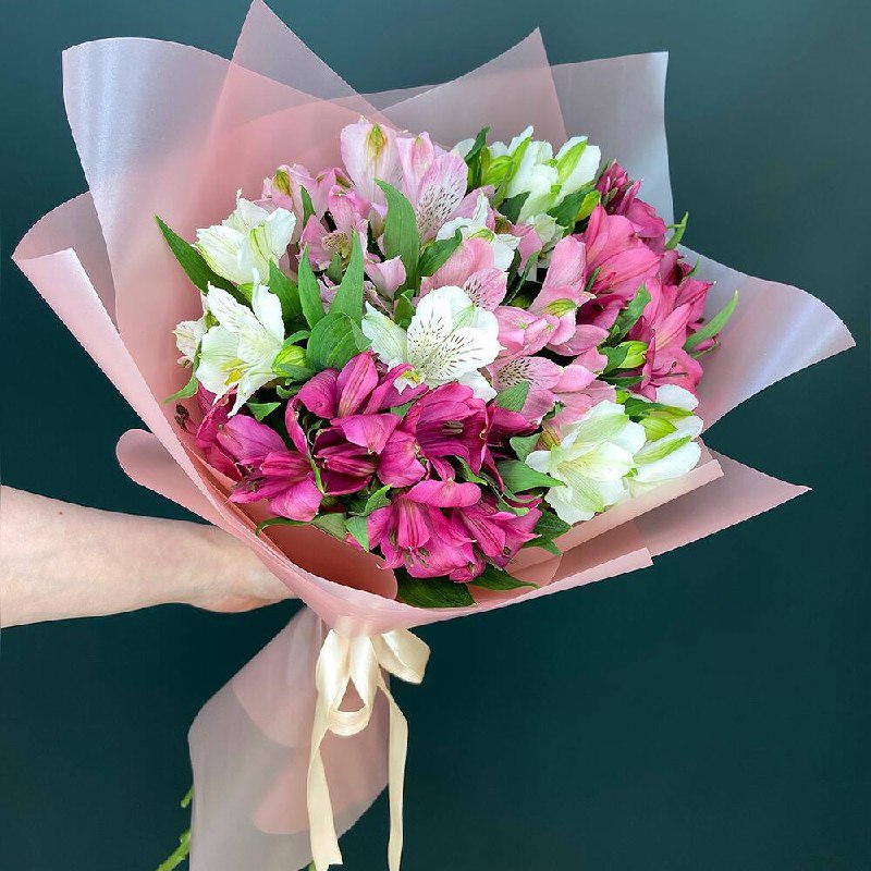 Монобукет из 7 альстромерий