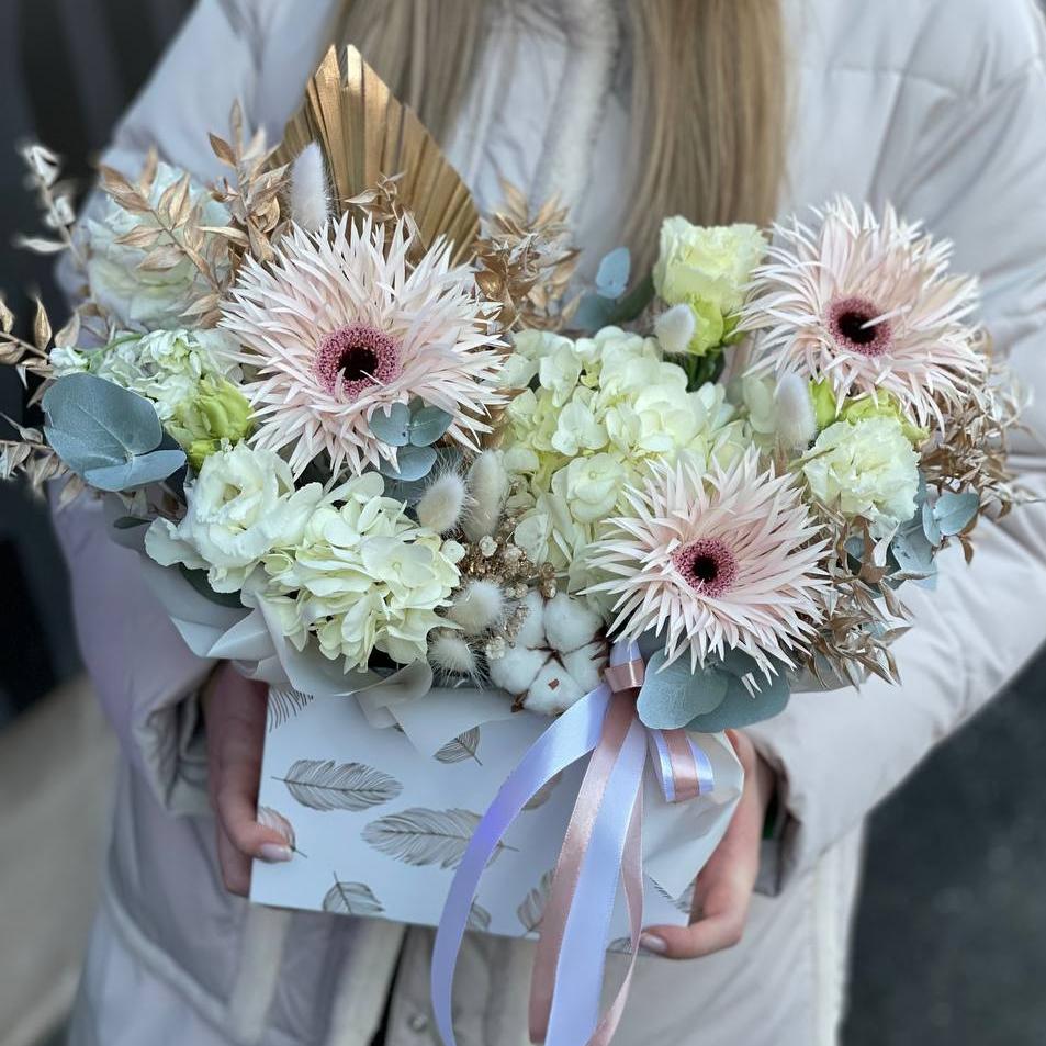 Композиция "Розовое шампанское" фото 1