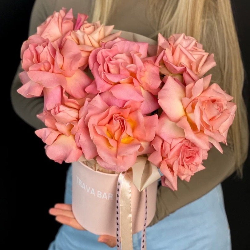 Композиция 9 французских роз фото 1