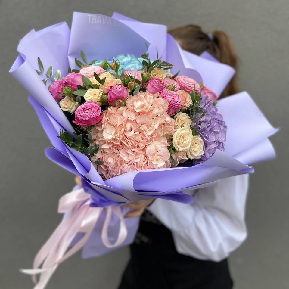 Букет "Летний блюз"