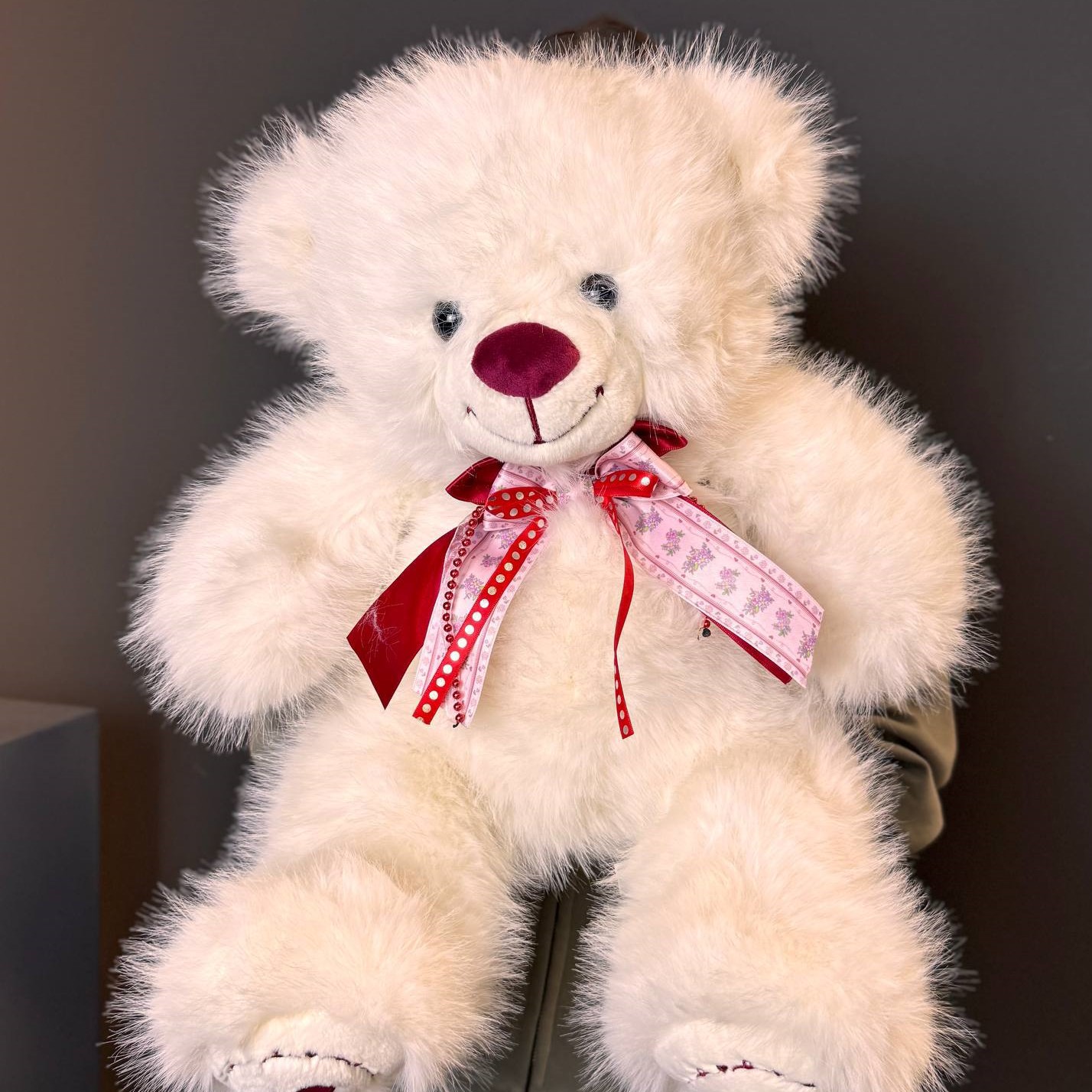 Мишка 65 см белый