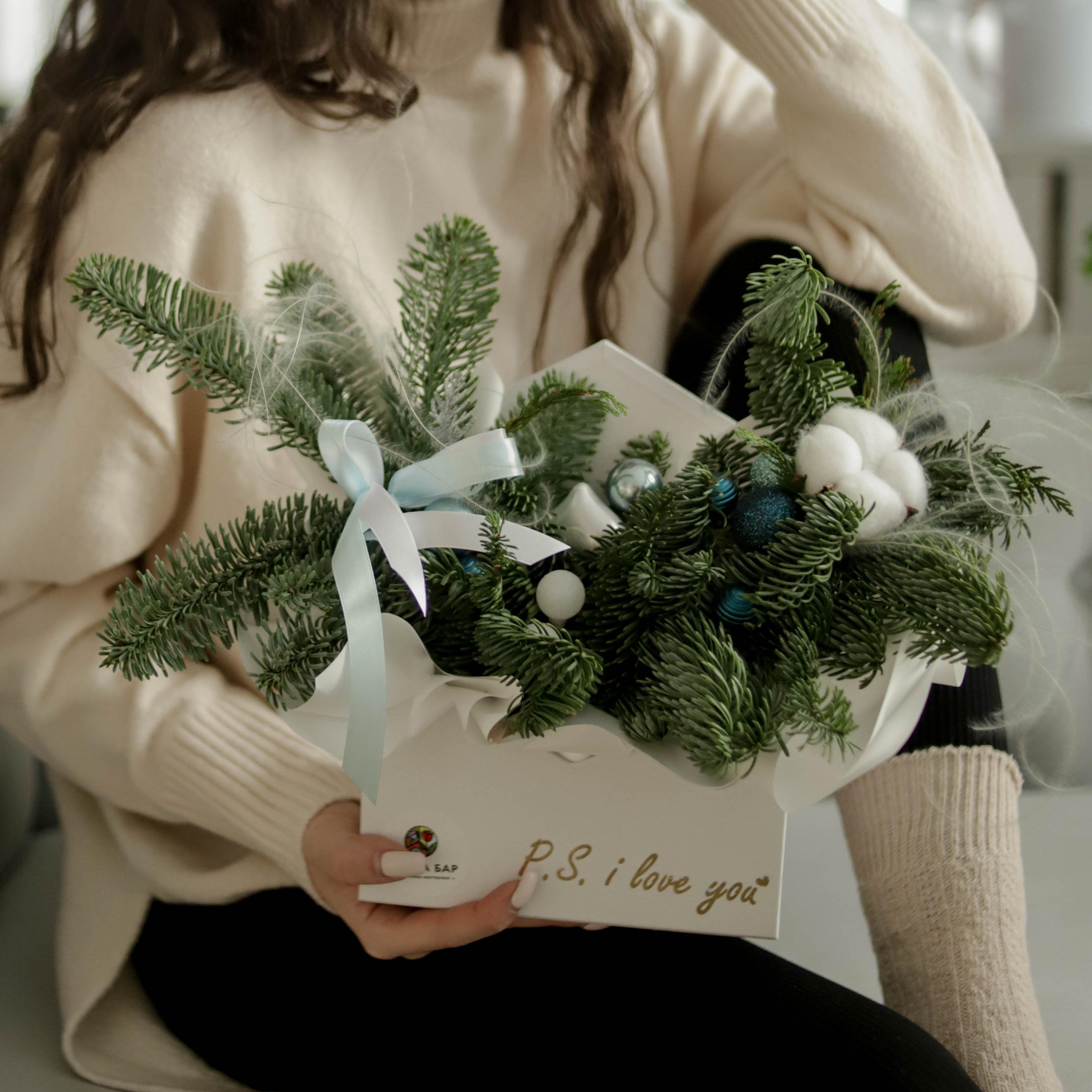 Композиция  "Новогоднее послание" фото 1