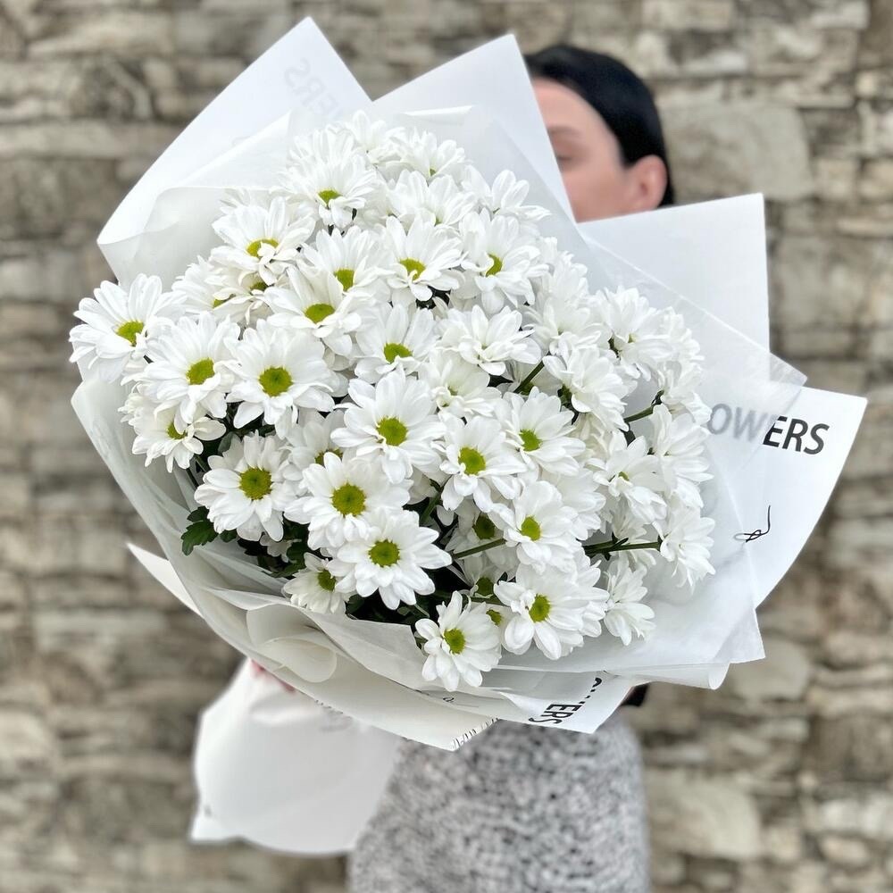 Букет из 7 кустовых хризантем