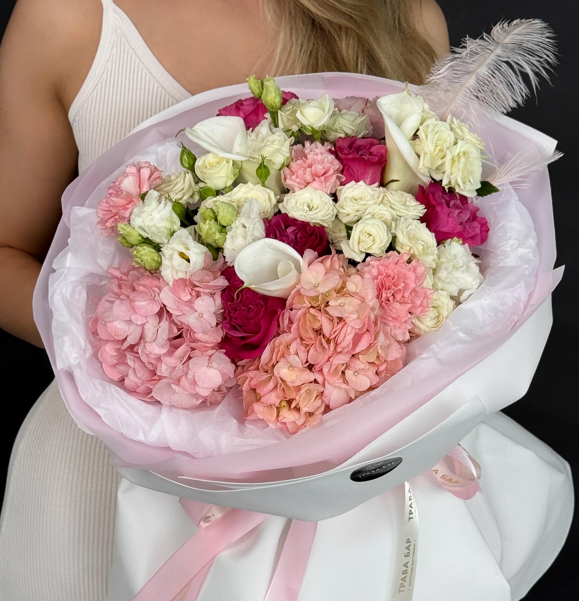 Букет "Цветущий маршмеллоу"