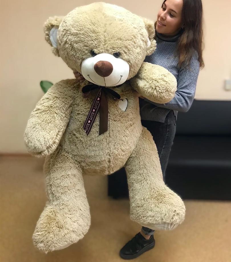 Мишка 150 см бежевый