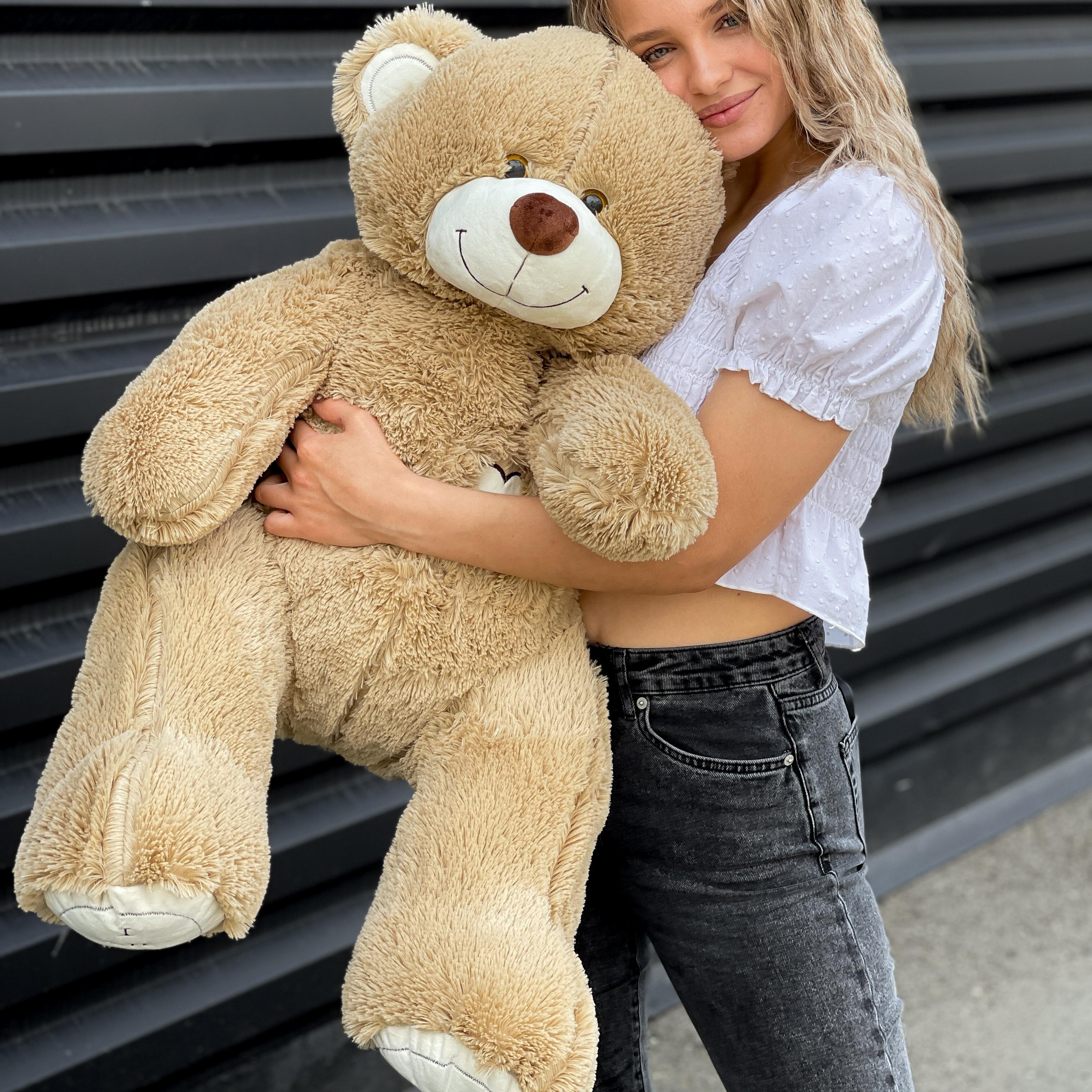 Мишка 120 см бежевый