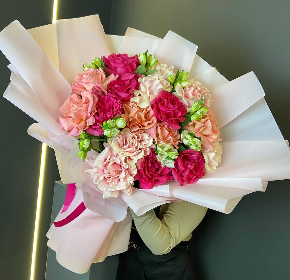 Букет "В розовых мечтах"