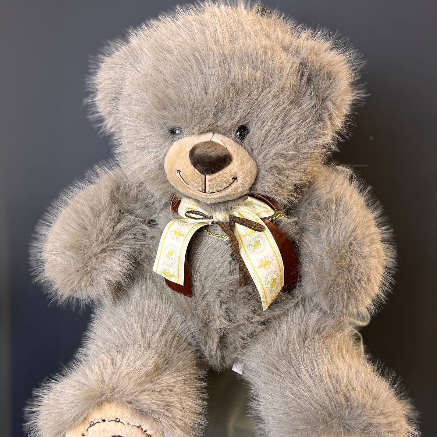 Мишка 65 см серый