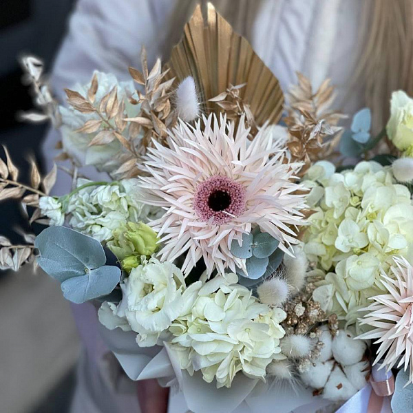 Композиция "Розовое шампанское" фото 2