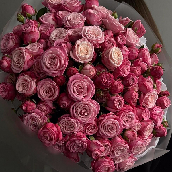 Букет из 29 роз сорта Леди Бомбастик фото 3