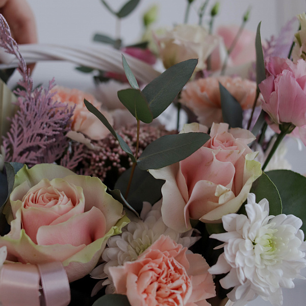 Корзина "Цветочное созвучие" фото 3