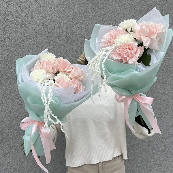 Букет "Пастельная рапсодия М" фото 2