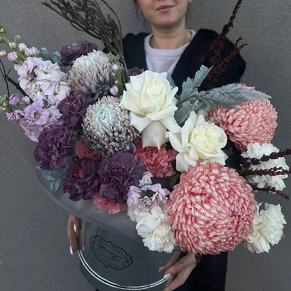 Композиция "Шёпот бархатных лепестков" фото 2