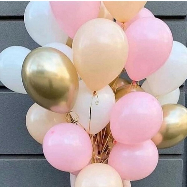 Сет шаров "Нежный рассвет" фото 2