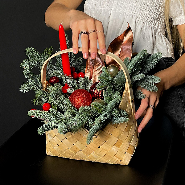 Композиция "Лукошко чудес" фото 3