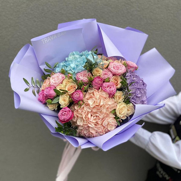 Букет "Летний блюз" фото 2