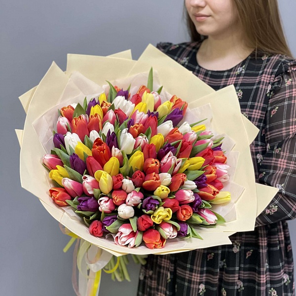 101 тюльпан микс