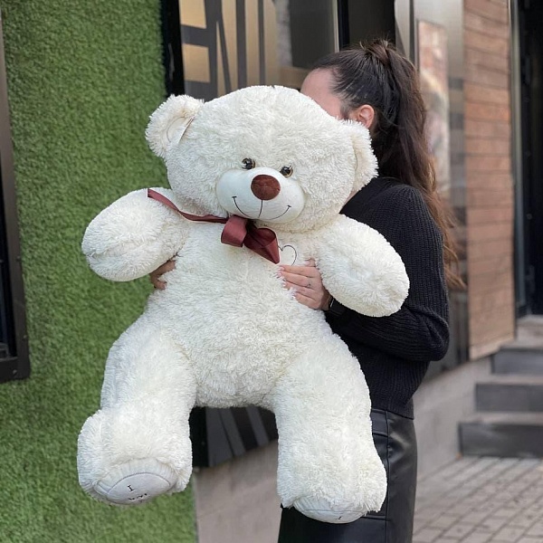 Мишка 120 см белый