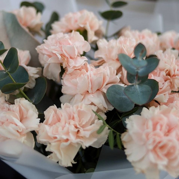 Букет "Персиковые диантусы" фото 2