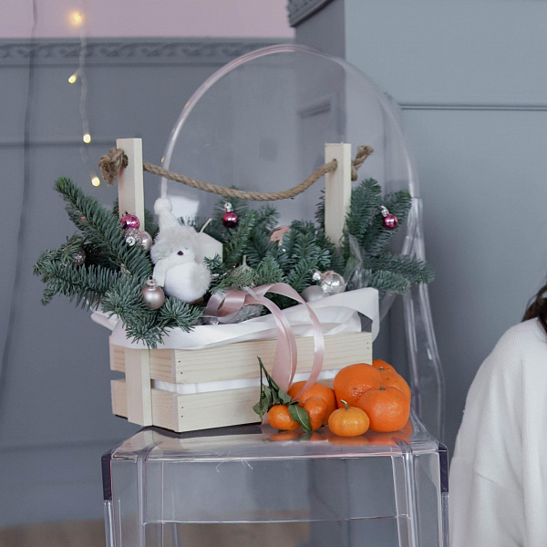 Композиция "Рождественский уют" фото 1