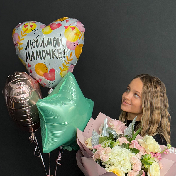 Набор из 3 шаров мамочке фото 2