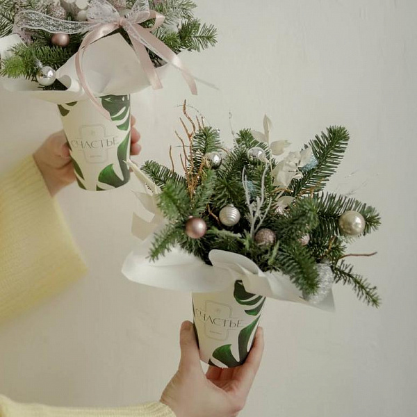 Композиция "Новогодний комплимент №2" фото 2