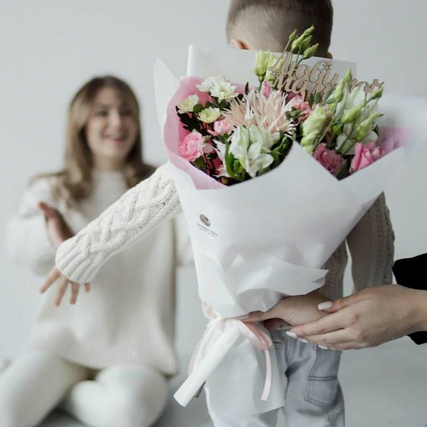 Букет "Любимой маме" фото 3